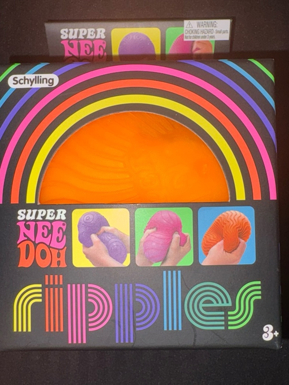 Schylling Super Nee Doh Ripples - Bright Orange